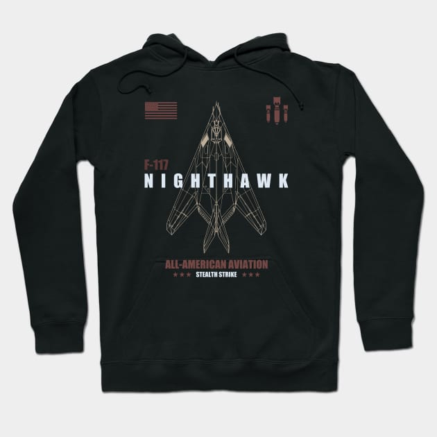 F-117 Nighthawk Hoodie by TCP